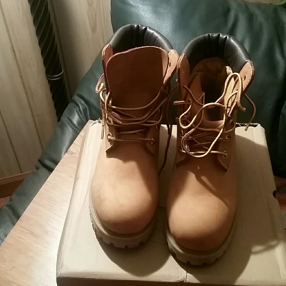 Timberland boots.